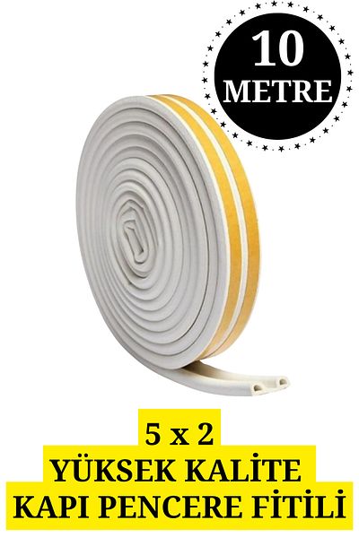 ellante White Door Window Cold Proof Leak Proof Isolation Wick Adhesive 5X2=10 Meters High Quality