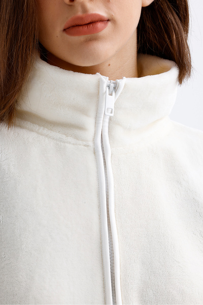 Magic Form Polar Fermuarlı Kısa Sabahlık - 44820