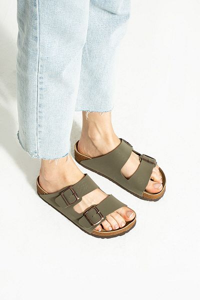 Bermody Γυναικείες καθημερινές παντόφλες Zion Comfortable Double Buckle Green