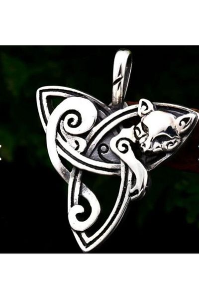 daisybydaisy Stainless Steel Intelligence Icon Scandinavian Mythological Fox Necklace