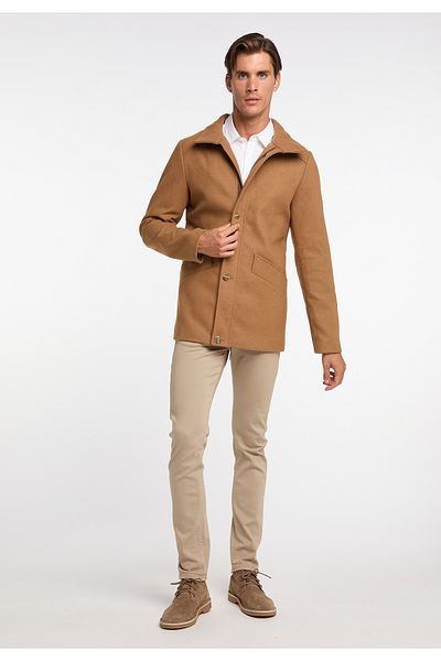 Dreimaster Übergangsjacke Aus Wollgemisch