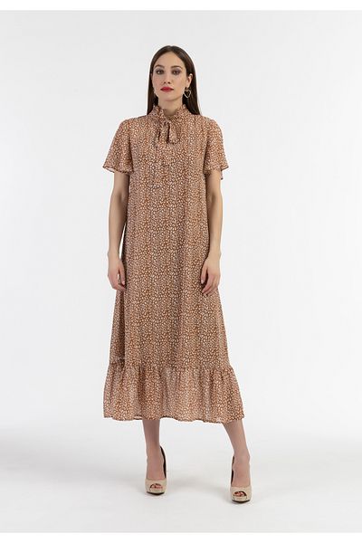 Faina Midikleid aus Chiffon