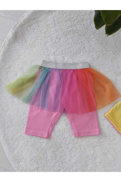 Store Pink Rainbow Tutu Girl's Summer Set