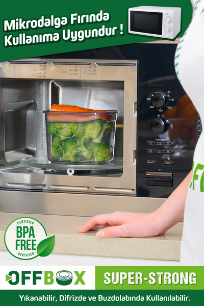 OFFBOX 6 Lı 12 Parça 550 Ml. Kare Erzak Saklama Kutusu Baharatlık Seti 20 Etiket Hediyeli