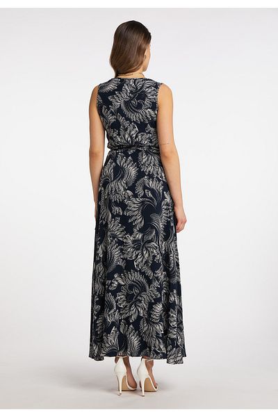 Faina Maxikleid mit Allover-Print