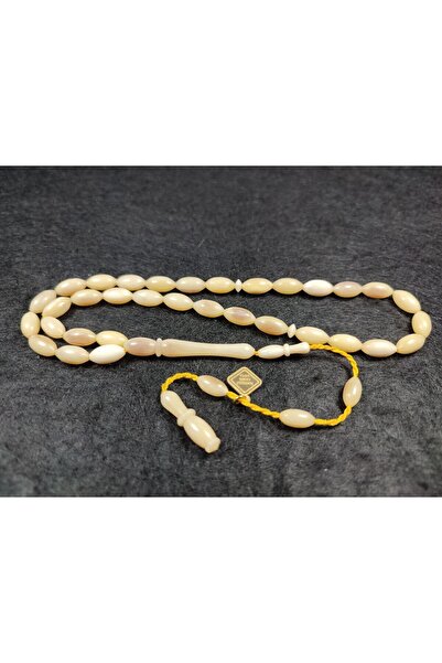 İskeçe Tesbih Junaid Hasan Master Artifact Certificat de os de struț texturat...