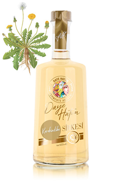 DAYE HATUN Karahindiba Sirkesi / Dandelion Vinegar (doğal Fermente Canlı Sirke / Nat. Ferm./500 Ml)