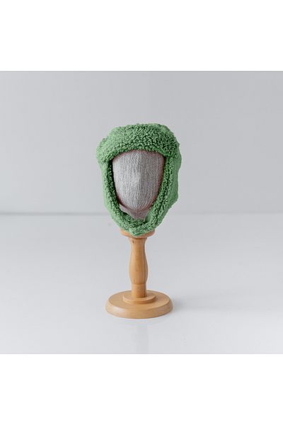 Mama Yoyo Baby&Kids Teddy Baby / Kids Beanie - Green 0-2 Years