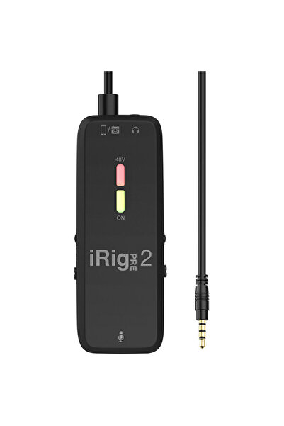 IK Multimedia iRig Pre2 Mikrofon Arabirim Preamp (iOS   Android)