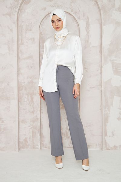 THIFF GYMWEAR Lycra Women's Palazzo Trousers with Grass Front