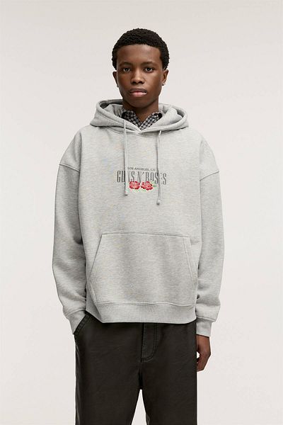 Pull & Bear Guns N' Roses Hooded Sweatshirt