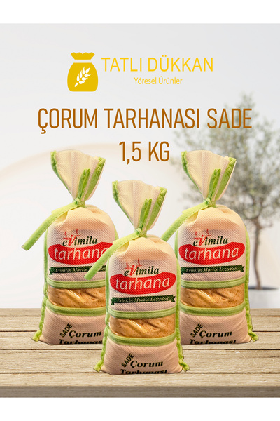 TRABZON TATLI DÜKKAN ÇORUM TARHANASI SADE 1,5 KG