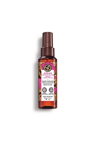 Yves Rocher Argan & Rose Petals Perfumed Body and Hair Mist