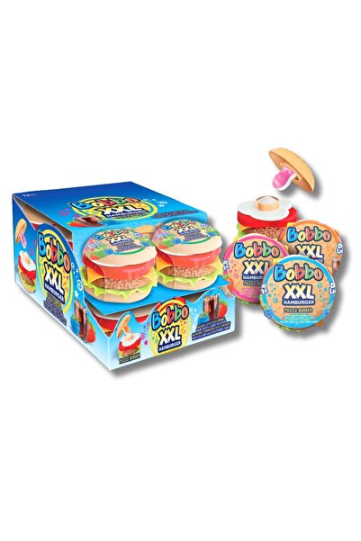 bobbo Puzzle Burger Oyuncaklı/ Ahududu,çilek,kola Aromalı /emzik Şeker Ve Ekş...