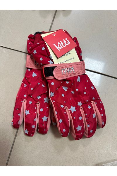 Kitti قفازات ثلج مقاومة للماء، قفازات ثلج من الصوف، 9-15 سنة