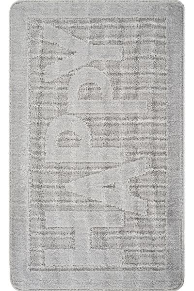 Konfor Halı Long-Lasting Soft Bath Mat with Natural Non-Slip Base - Water Absorbent and Washable 60X100