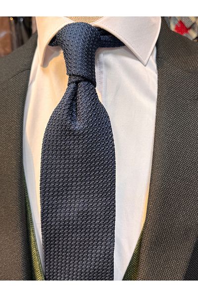 CROATE 100% Silk Knitwear Woven Tie