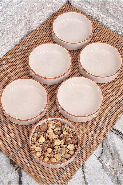 ŞURA MUTFAK Tokyo 10cm Set of 6 Snacks - Breakfast Bowl