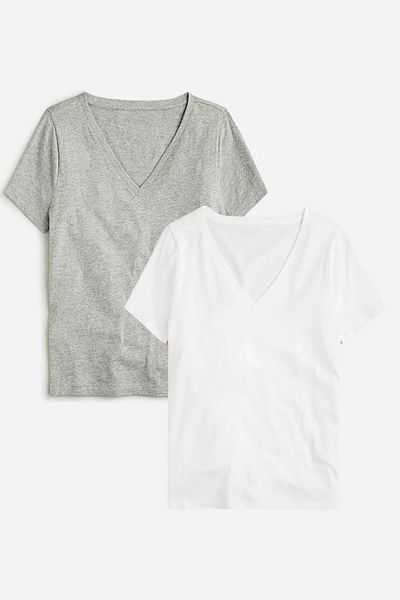 Superlife Tricou obișnuit pentru femei Süperlife cu decolteu în V Spr24tsk45-2