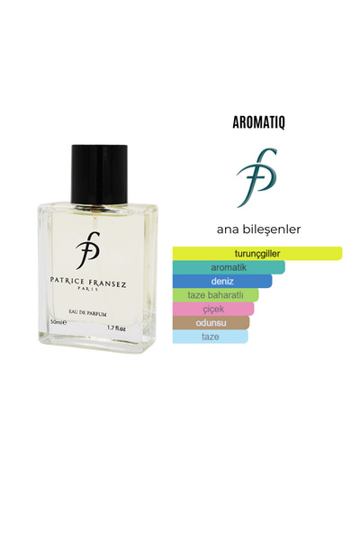 Patrice Fransez Paris Aromatiq 50 Ml Erkek Parfüm Edp Aromatik