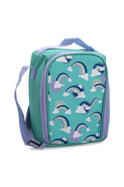 Smash Printed Zipper Closure Lunch Bag with Adjustable Straps
