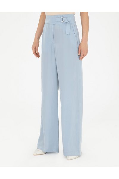 Pierre Cardin Blue Kupro Fabric Trousers 50282099 -Vr249