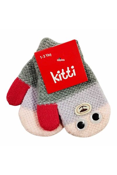 Kitti 1-3 Years Old Baby Knitted Glove Girl
