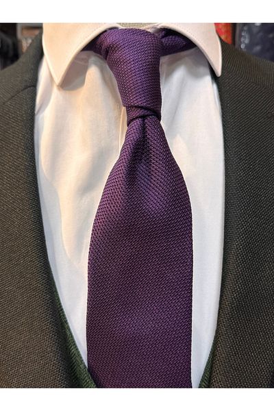 CROATE 100% Silk Knitwear Woven Tie