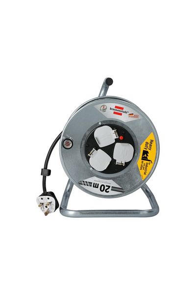 Brennenstuhl 3-Way 20m Cable Reel