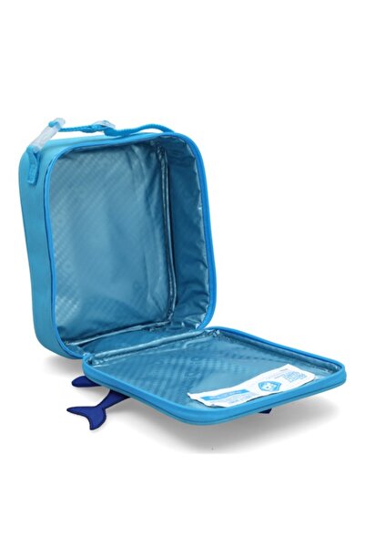 Smash 3D Shark Detail Zipper Closure Durable Lunch Bag