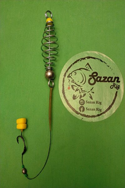 sr sazanrig 30 gr Kurşunlu Yaylı Yüzen Çift Mısırlı Sazan Takımı