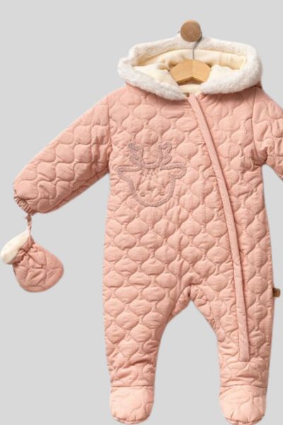 Babyline Aş Cold and Windproof Thick Astronaut for Baby Boys and Girls - Hooded and Waterproof