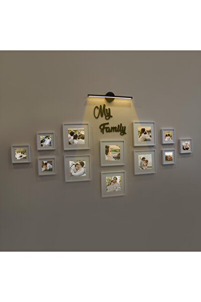 Nobbystar Sök-tak Günışığı Yapışkanlı Pilli Led Aplik 38cm