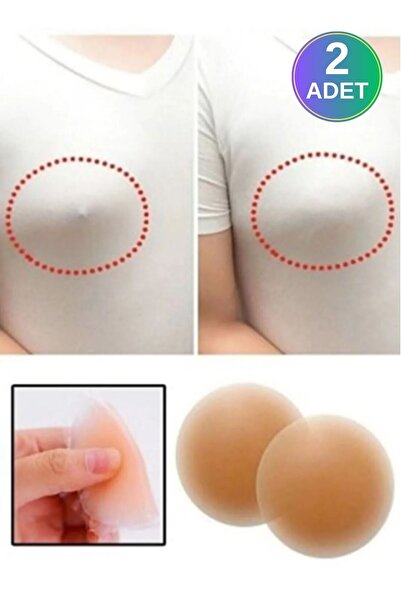 WAPPA 2 ADET (1 ÇİFT) Silikon Göğüs Ucu Kapatıcı Kadın Meme Ucu Iç Giyim Kapa...
