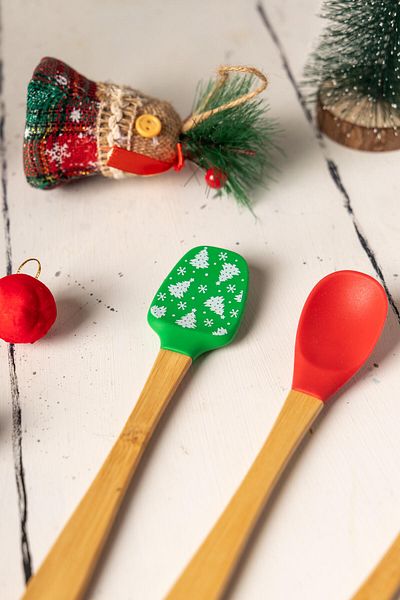 FH finehome Le Chef De Noel Silicone Mini Kitchen Set
