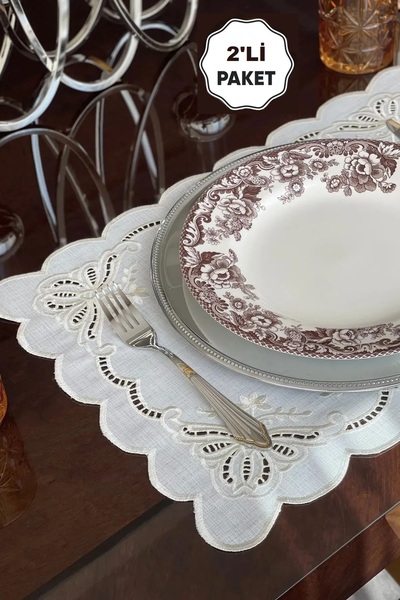 QBR Home 2'li Set Delik İşi Amerikan Servisi. Kelebek Model