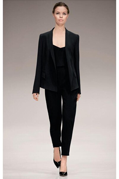 Escada Yandan Fermuarlı Yüksek Bel Dar Paça Havuç Pantolon