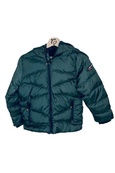 MDM 8-14 Years Old Boy's Khaki Inflatable Coat - Padded Design