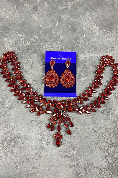 Limelia Sultan Fascinator Accesoriu pentru păr Henna de mireasă și cercei pen...