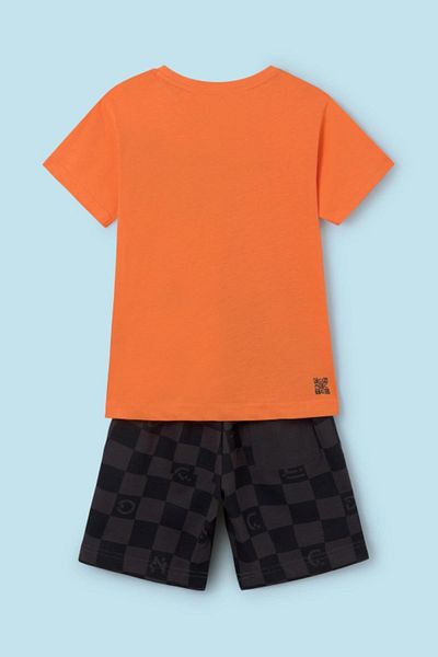 MAYORAL 8-18 Years Old Boy's Shorts Set - 6668 Orange
