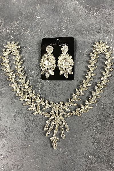 Hayalperest boncuk Silver Sultan Frontlet Bridal Henna Hair Accessory and Earring