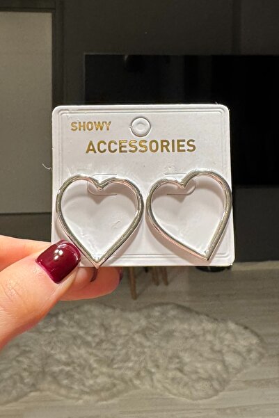 C&E Design Kadın Kalp Heart Küpe