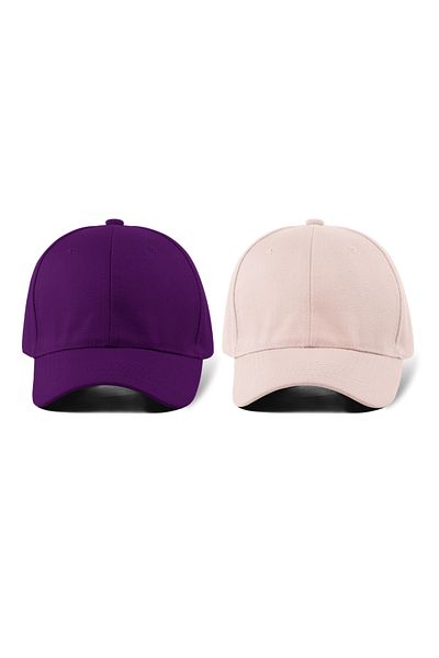QUATEX Purple - Cream Sports Cap Unisex Adjustable with Velcro Back a Quality Product