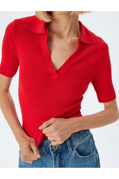 Koton Red Women's Suede - 5Wak90288Ht Model