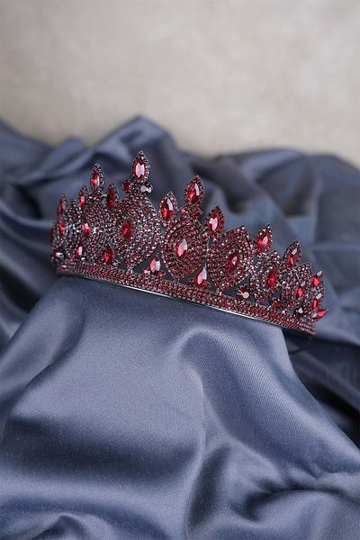 Hayalperest boncuk Hera Shuttle Stone Bridal Henna Crown