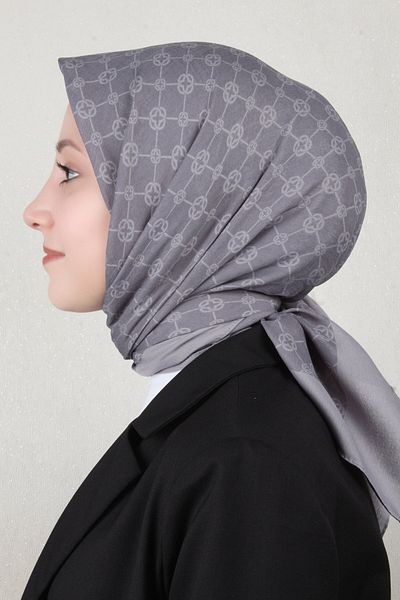 Aker Шал Elegance Monogram 1090500-971 Сив