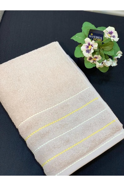 NİVEMESHOME Nivemeshome 104 - Сахра Сірий Nurpak Рушник для обличчя