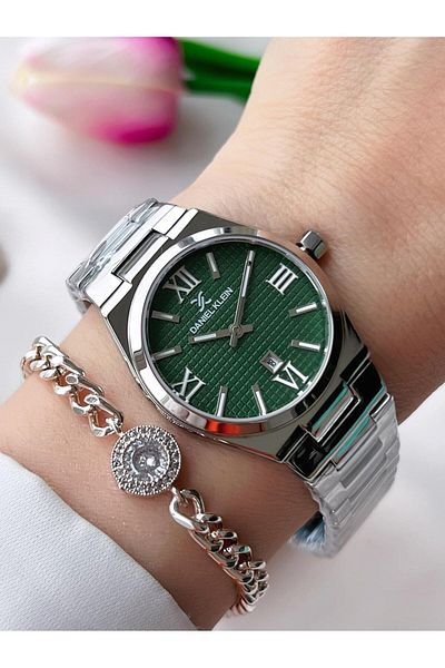Daniel Klein Women's Watch and Bracelet Set with 30 Mt Water Resistant Steel Band - Bfg.10734.X2