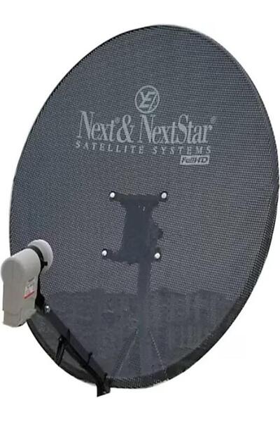 NEXT NEXTSTAR 80 CM DELİKLİ ÇANAK ANTEN ROSE DÖRTLÜ LNB 25 METRE KABLO 2 F CONNEKTÖR,
