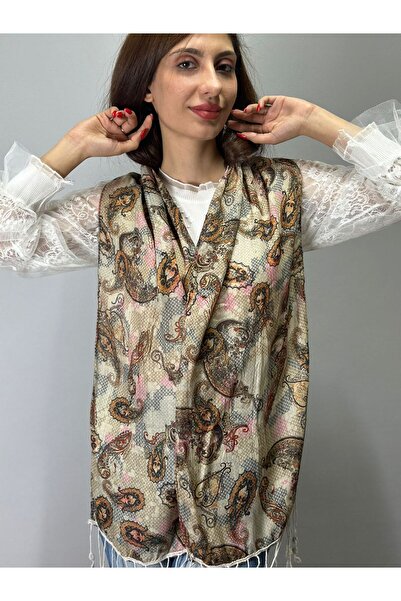 Gönülden Tasarım 150X30 см Двосторонній жіночий шарф з етнічним візерунком